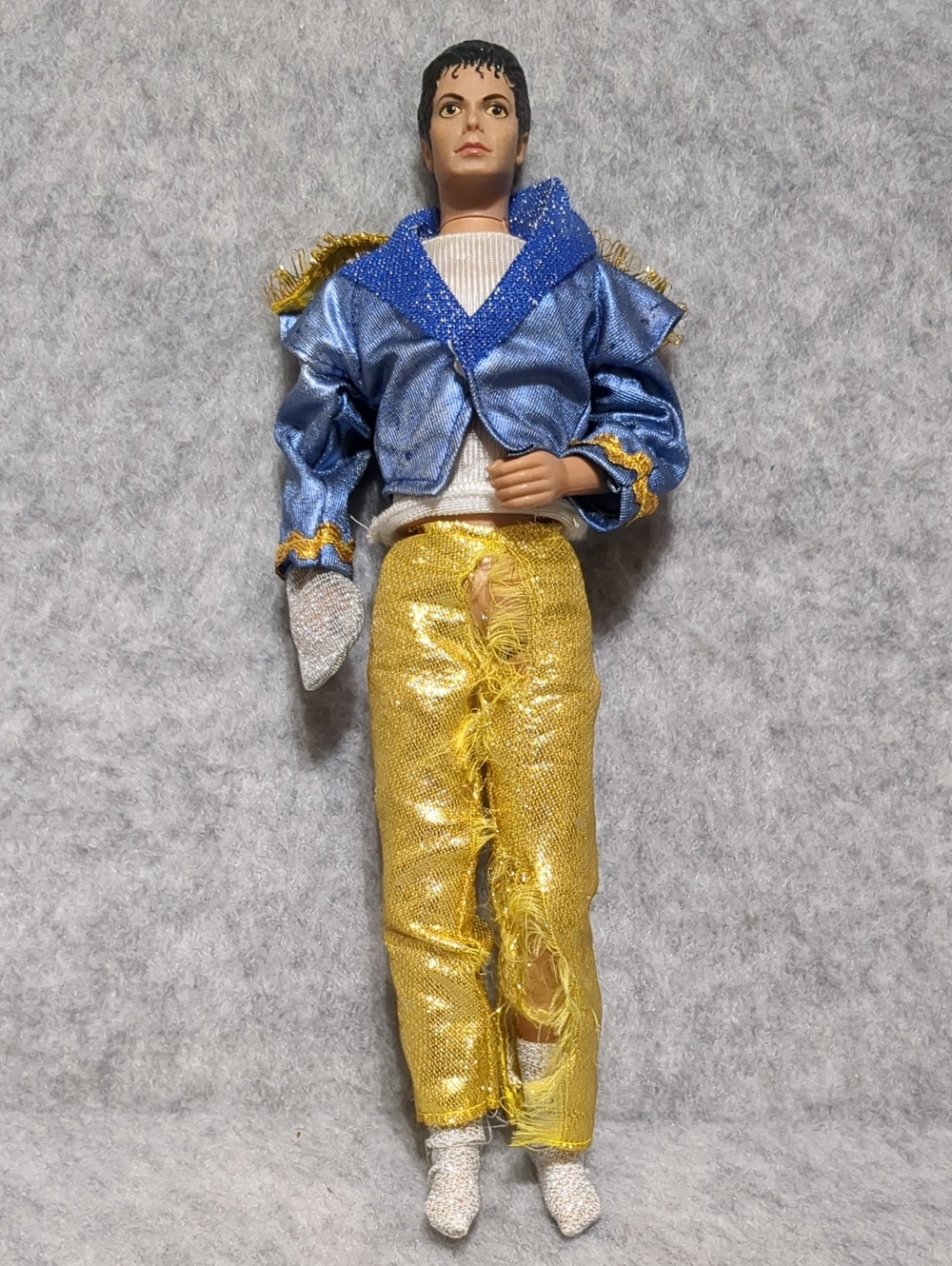 Vintage Michael Jackson Barbie Blue Jacket 1984